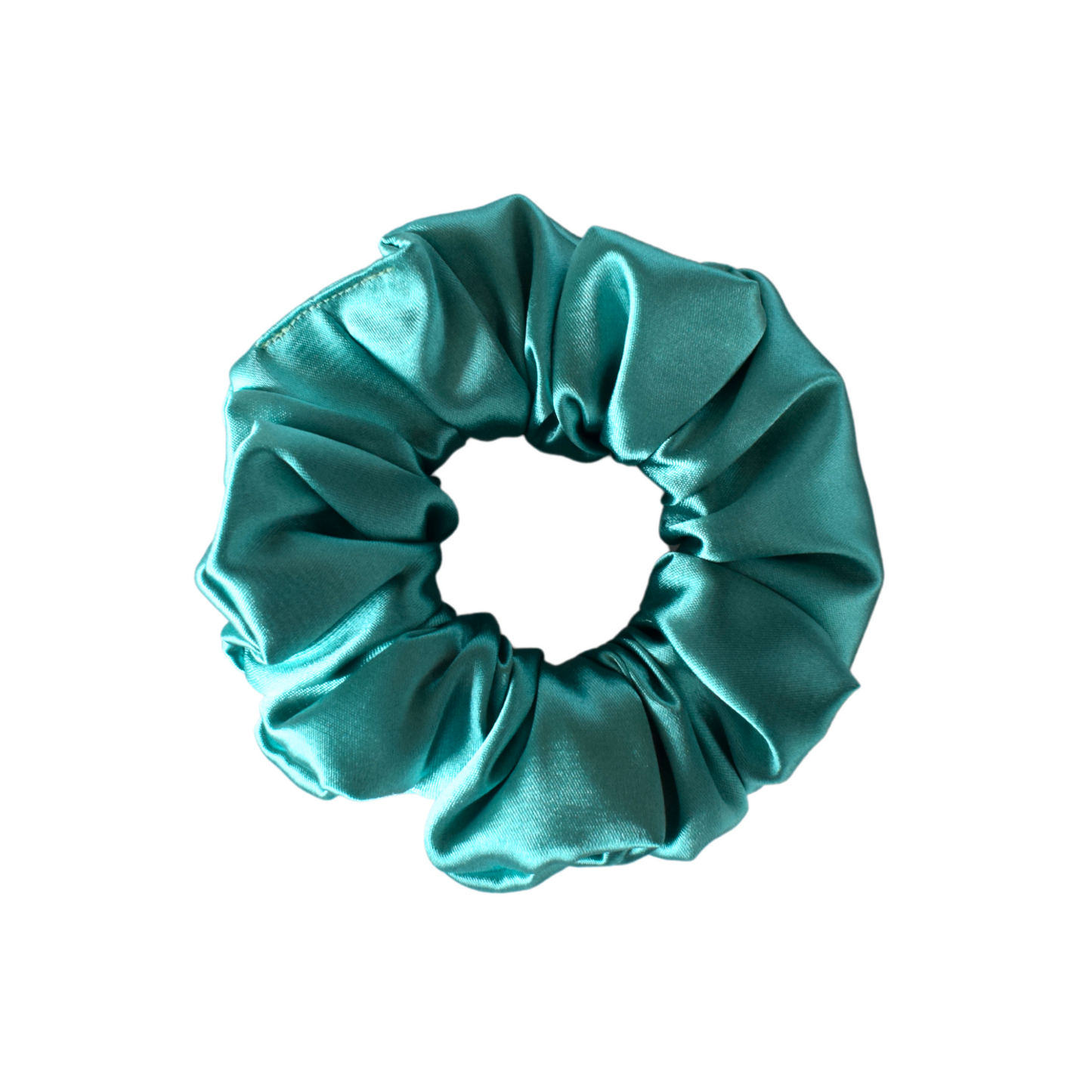 Saténová Scrunchie - Teal